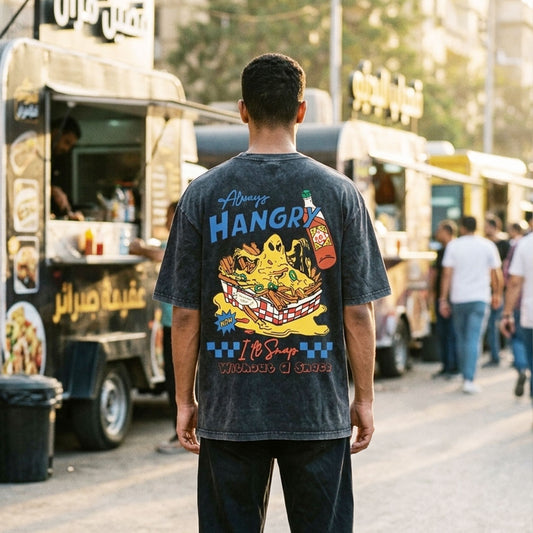 Always Hangry washed oversized t-shirt — Suit Yourself Egypt