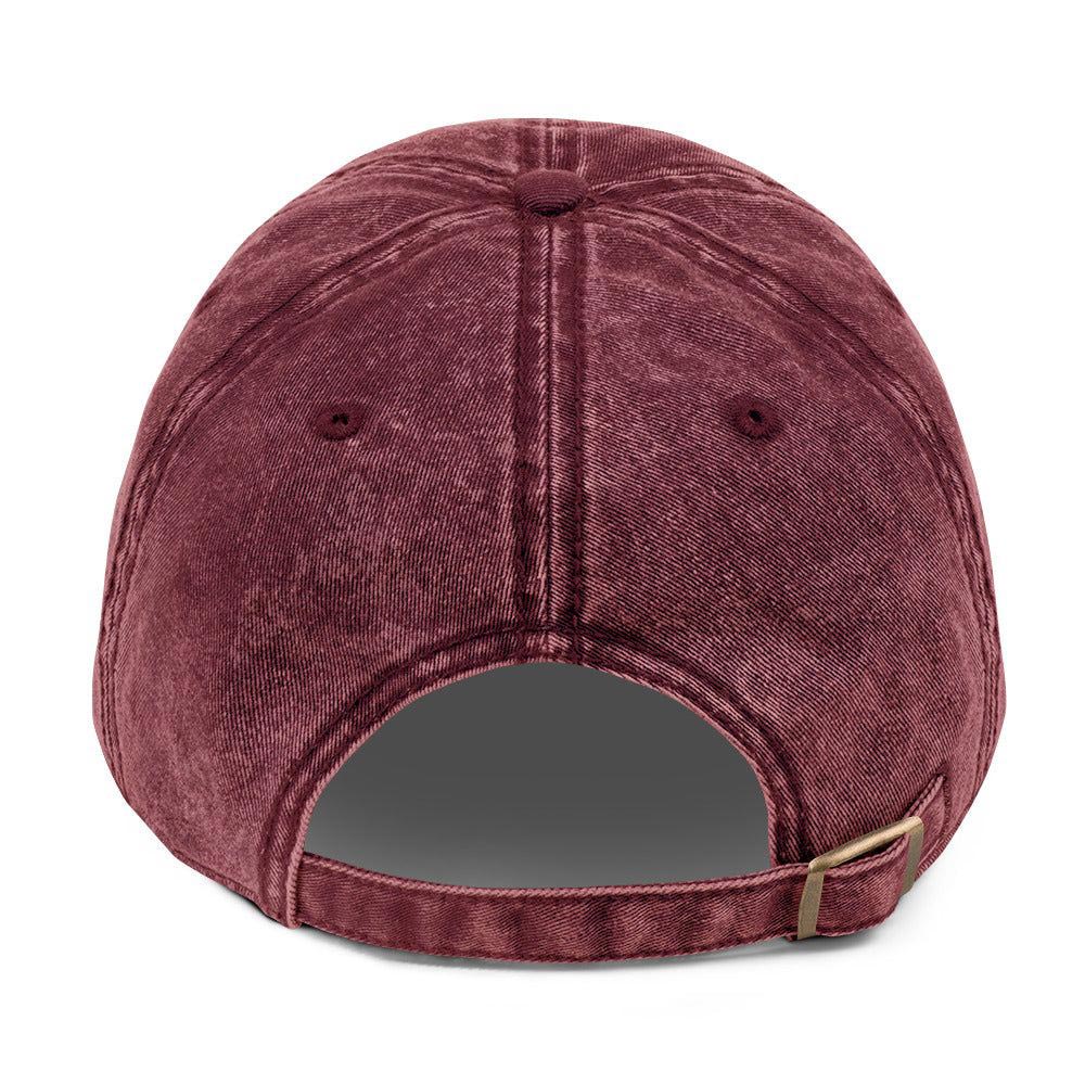 Msh Mohem Washed Cap detail — Suit Yourself Egypt