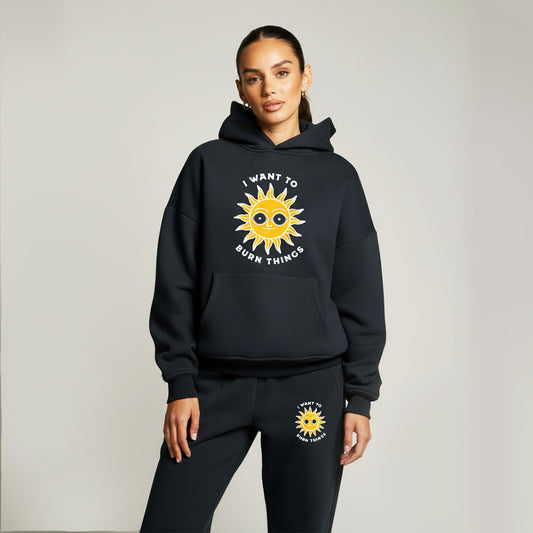 Burning Sun Oversized Hoodie