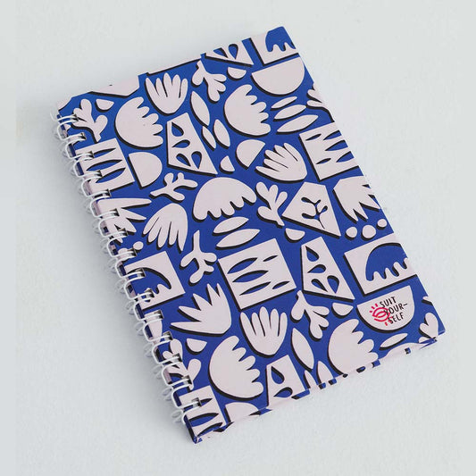 Blue Cactus Spiral Notebook