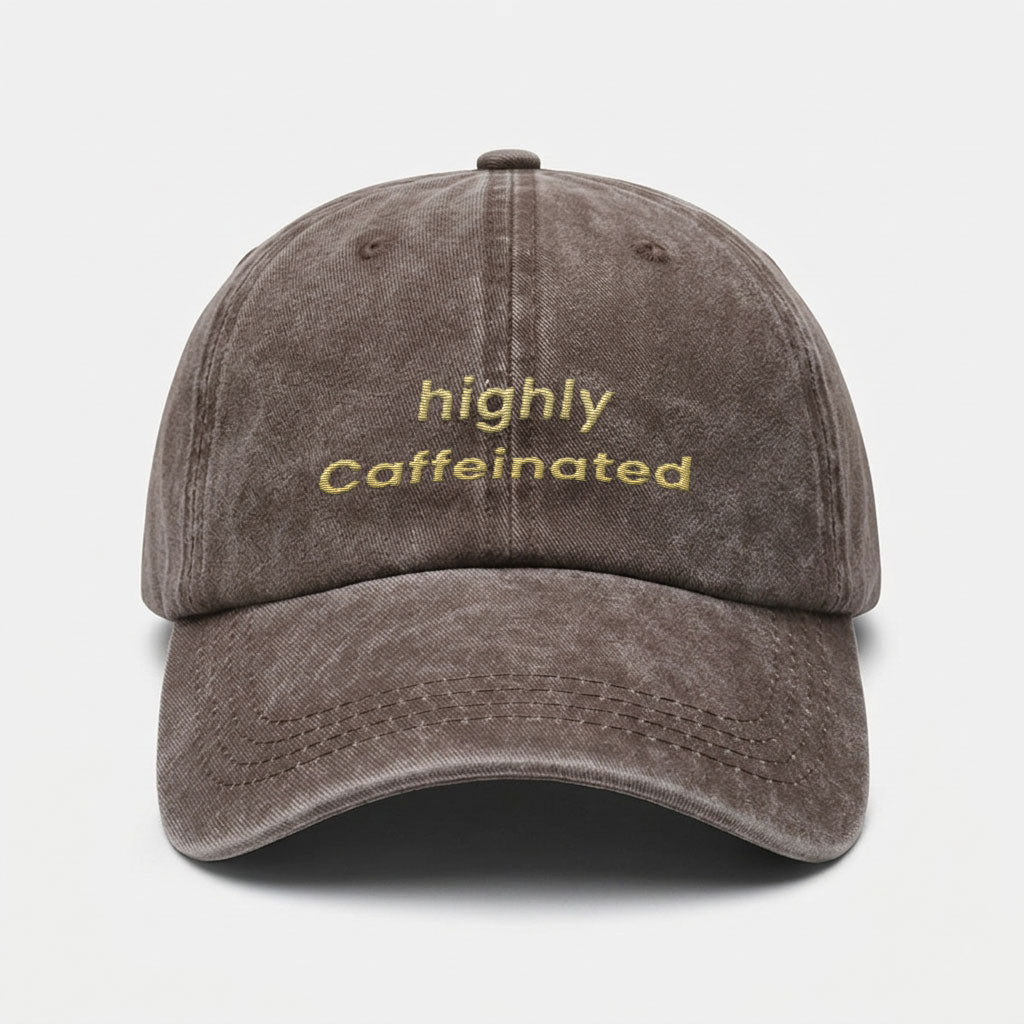 Highly Caffeinated Washed Cap — Suit Yourself Egypt