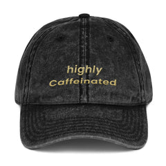 Highly Caffeinated Washed Cap — Suit Yourself Cairo