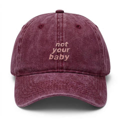 Not Your Baby Washed Cap — Suit Yourself Cairo