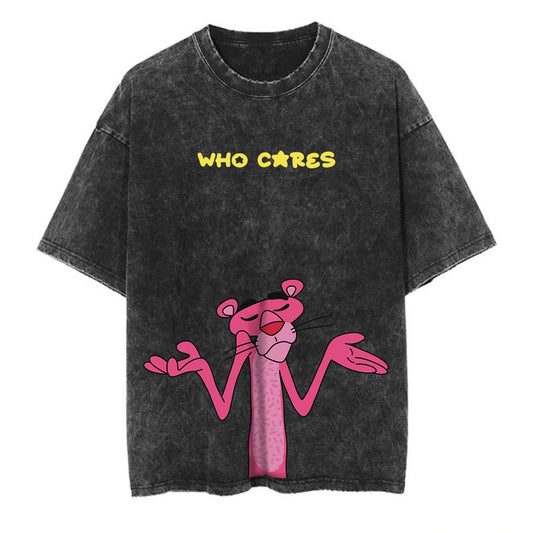 Who Cares Washed Oversized T-Shirt