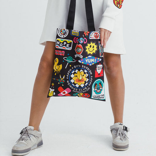 Weirdos Club Allover Tote Bag