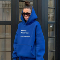 Adulting Oversized Hoodie