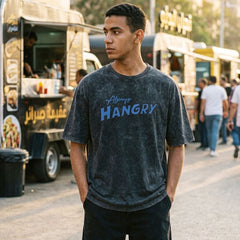 Always Hangry vintage washed oversized t-shirt — Suit Yourself Egypt
