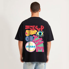 Eyes On Stars Heavy Oversized T-Shirt