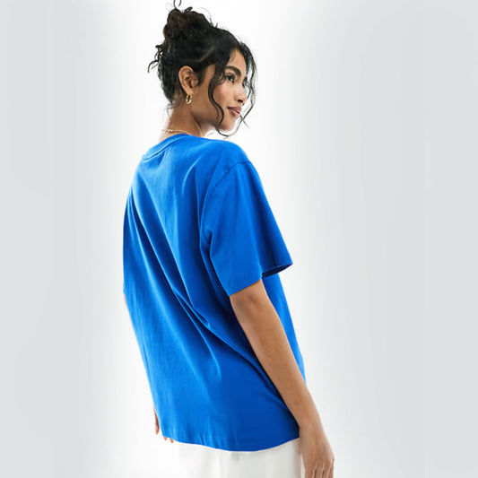 Blue Stitch Oversized T-Shirt