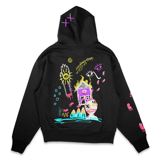 Burn Memories Oversized Hoodie