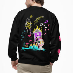 Burn Memories Oversized Crewneck