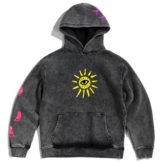 Burn Memories Washed Oversized Hoodie