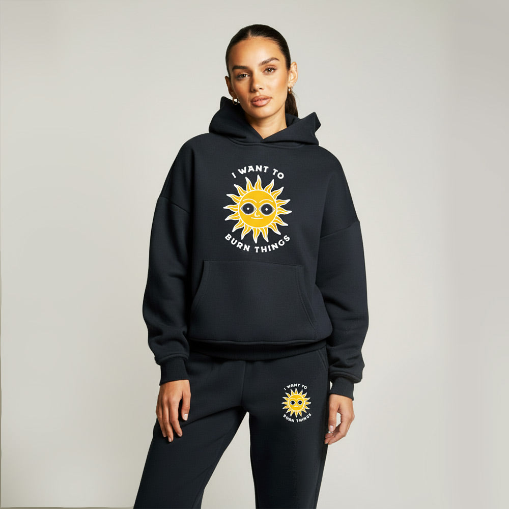 Burning Sun Oversized Hoodie