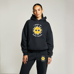 Burning Sun Oversized Hoodie