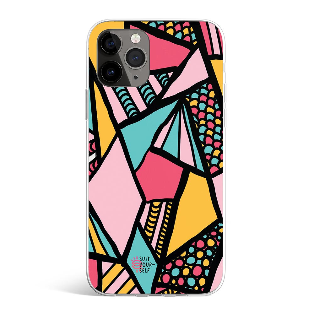 Colored Geometry Phone Cover