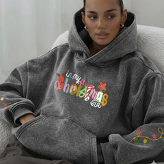 Christmas Era Washed Oversized Hoodie