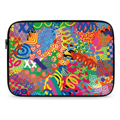 Color Chaos Laptop Sleeve without strap — Suit Yourself