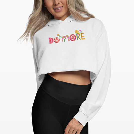 Do More Oversized Crop Hoodie