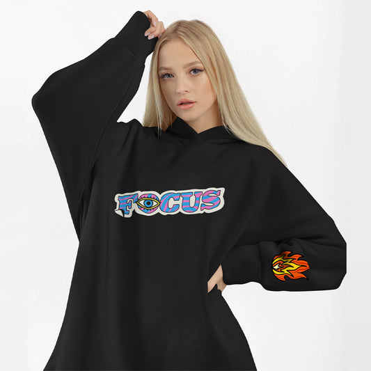 Focus Long Oversized Hoodie