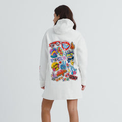 Focus Long Oversized Hoodie