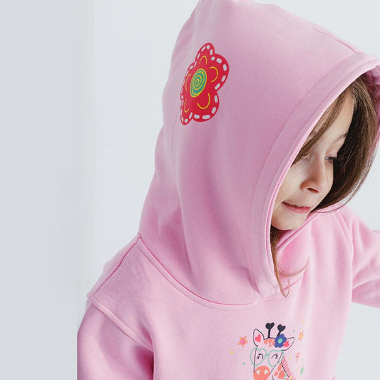 Deer Giraffe Kids Hoodie