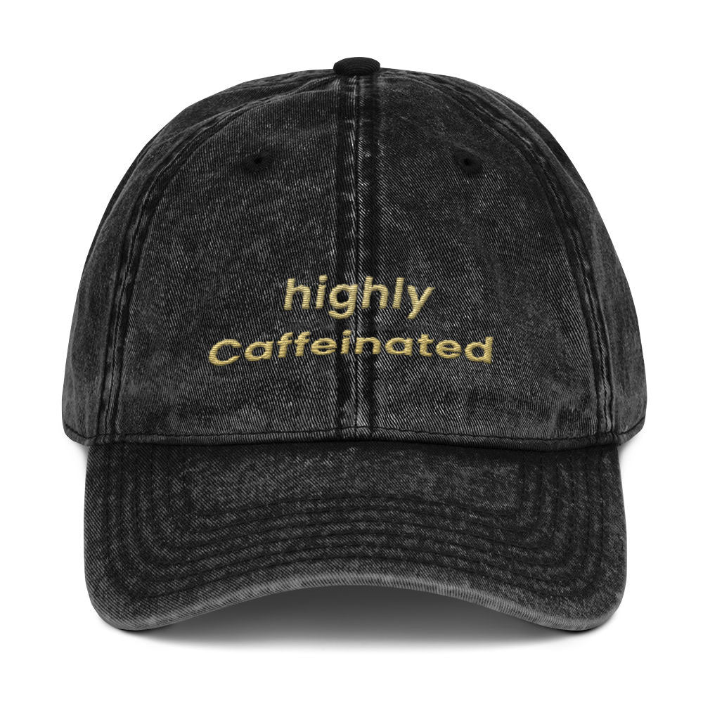 Highly Caffeinated Washed Cap