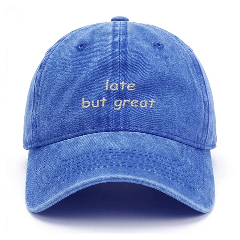 Late But Great Washed Cap — Suit Yourself Cairo