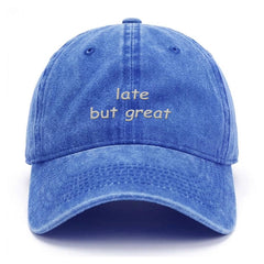 Late But Great Washed Cap — Suit Yourself Cairo