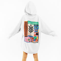 Leaf Long Oversized Hoodie