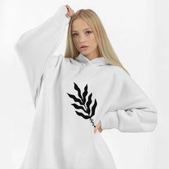 Leaf Long Oversized Hoodie