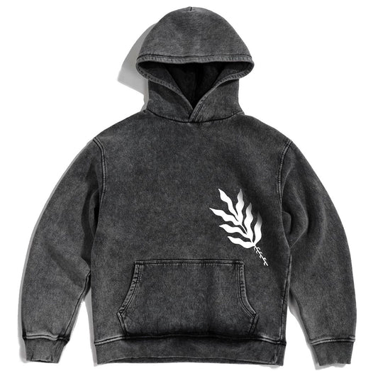 Leaf Washed Oversized Hoodie