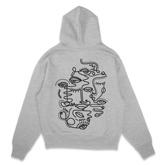 Line Art Oversized Hoodie