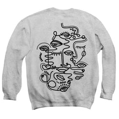 Line Art Oversized Crewneck