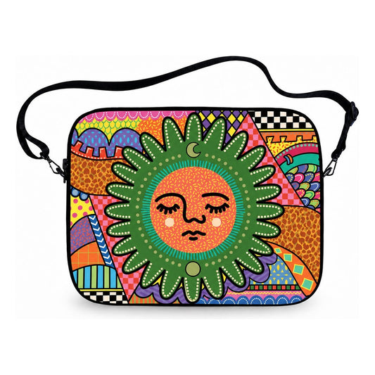 Mystic Sun Laptop Sleeve with detachable shoulder strap — Suit Yourself