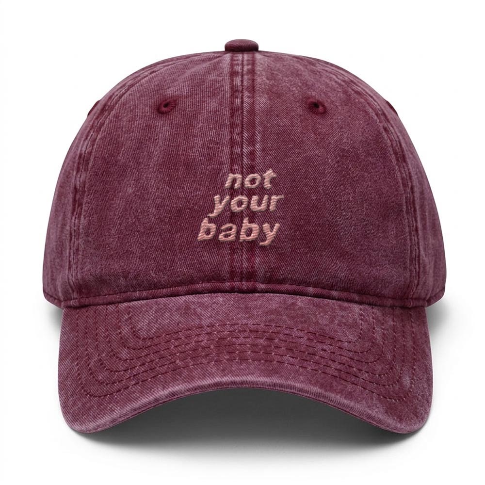 Not Your Baby Washed Cap — Suit Yourself Cairo