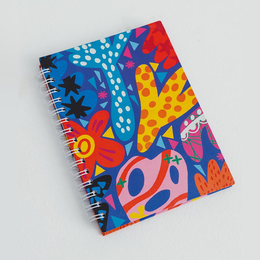 Shopee Notebook Purple Purple Florals Spiral Notebook – Suityour-self