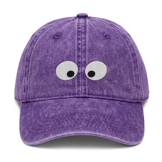 Rolling Eyes Washed Cap