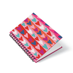 Stripes Love Spiral Notebook