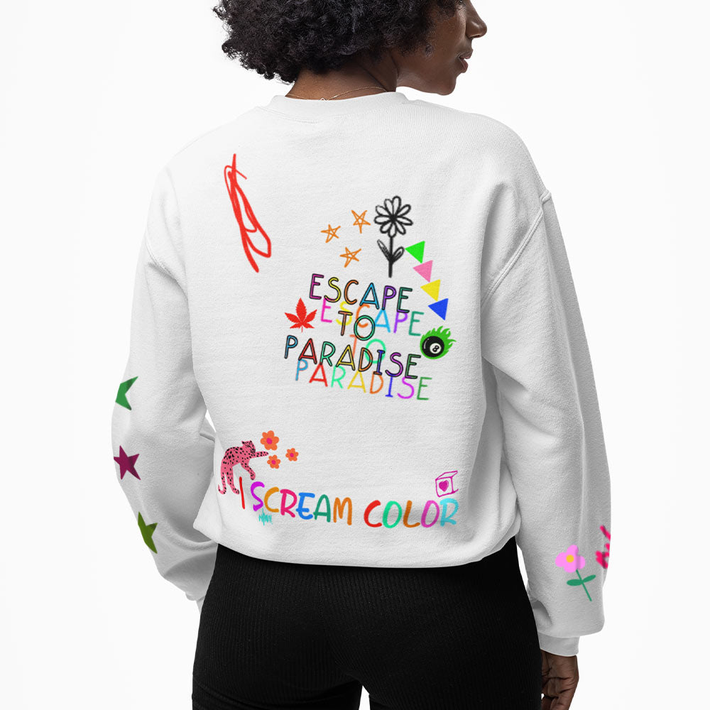 Screaming Colors Oversized Crewneck