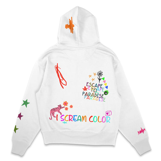 Screaming Colors Oversized Hoodie