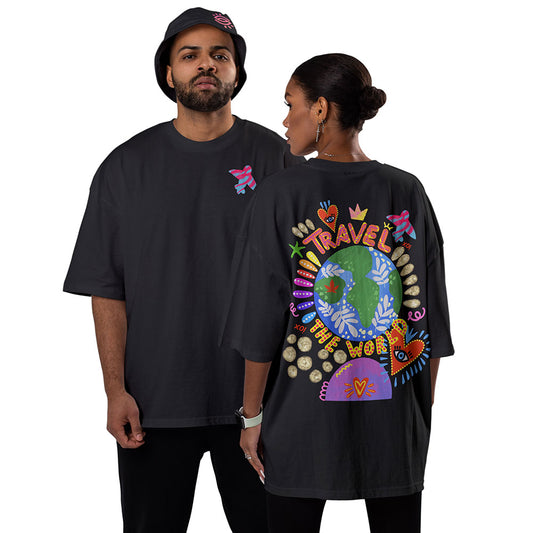 Travel Z World Oversized T-Shirt