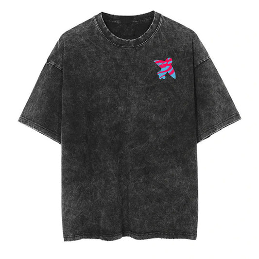 Travel Z World Washed Oversized T-Shirt