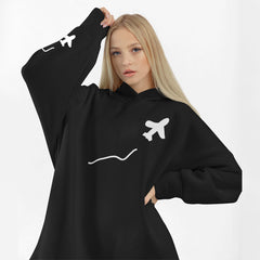 World Traveler Long Oversized Hoodie