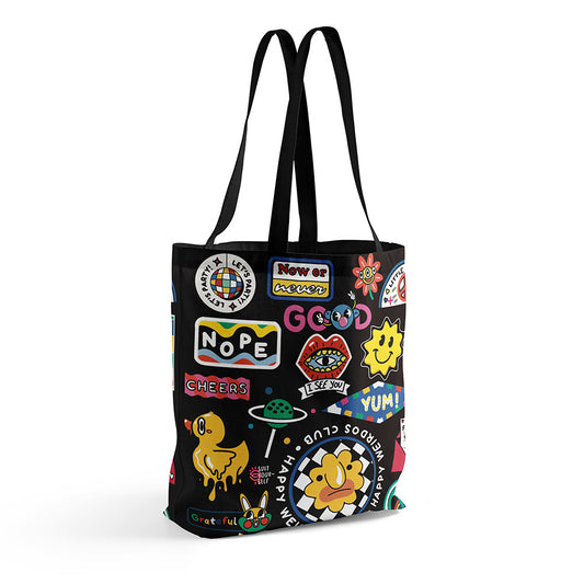 Weirdos Club Allover Tote Bag