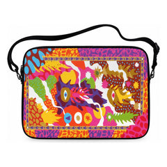Wild Bloom Laptop Sleeve with detachable shoulder strap — Suit Yourself