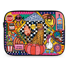 Wild Jungle Laptop Sleeve without strap — Suit Yourself